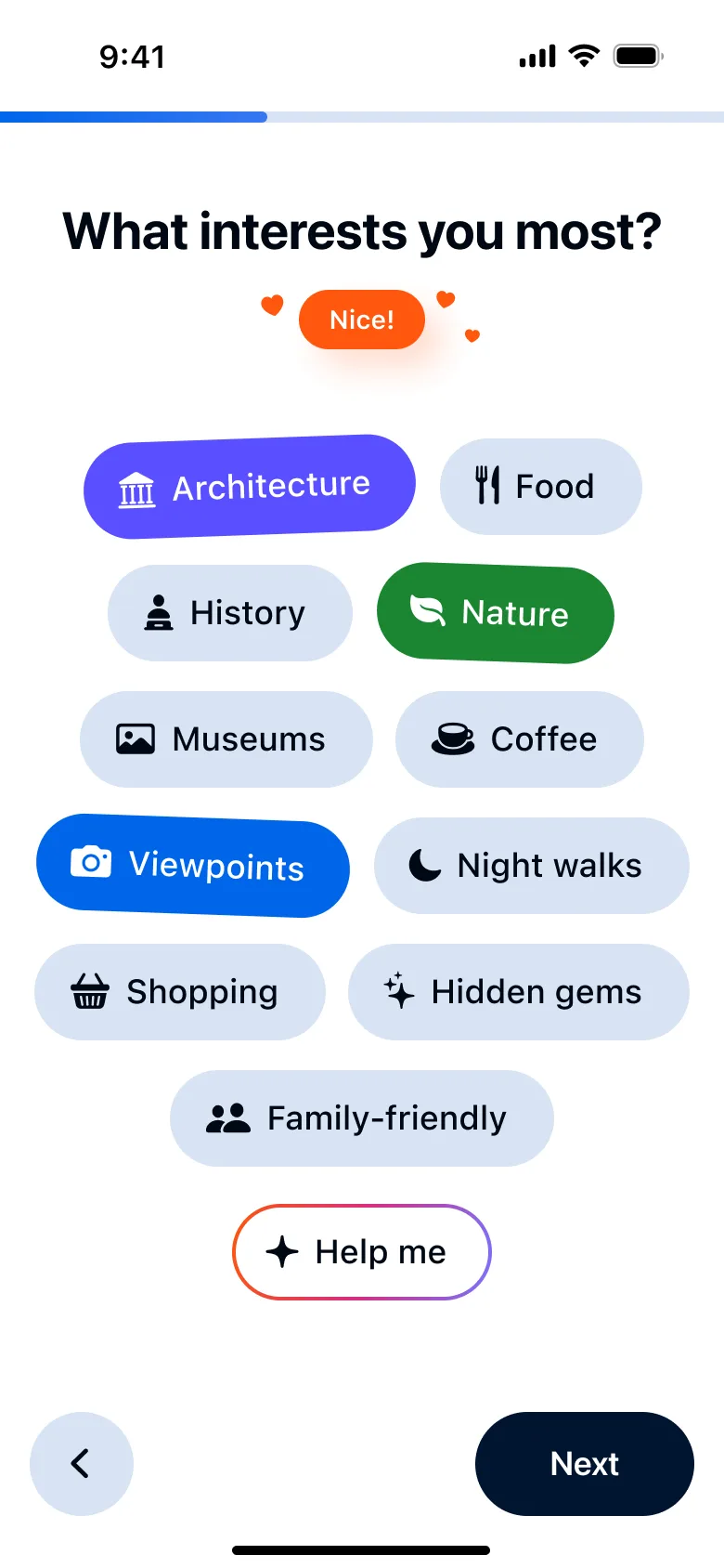 Choose what interests you